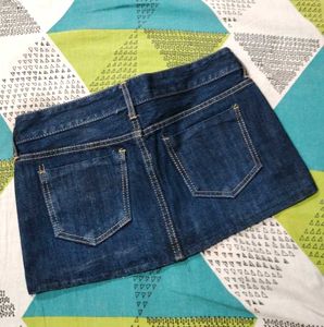 Denim Micro Skirt