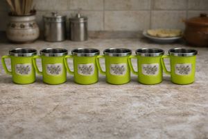 Set of Six coffee Tea Mugs All colour available