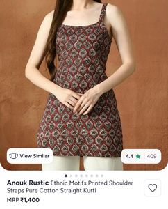 Boho Print Ethnic short kurta