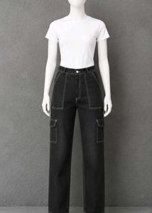 this charcoal cargo jeans