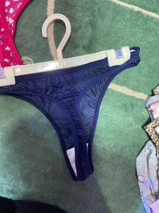 Assorted Thong Panties - 3 Pack