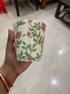 Vintage Floral Ceramic Cup