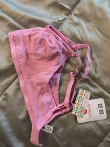 Comfortable Pink Cotton Bra with Tag