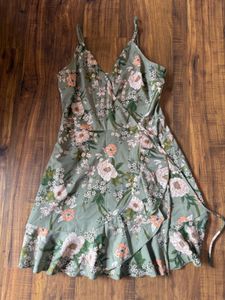 Floral Dress with Ruffles