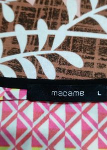Vibrant Geometric Print top