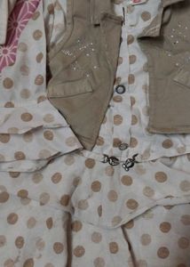 Frock With Jacket And Jeans