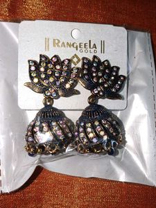 Lotus Jhumka Earrings