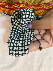 Black And White Chudidar With Dupatta