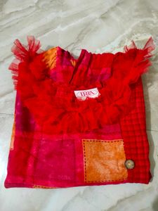 Red  short kurti