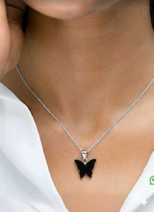 Butterfly Pendant Necklace (it's in unopened packa