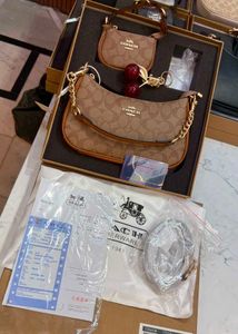Coach Teri Rust Set with Mini Bag & Cherry Charm