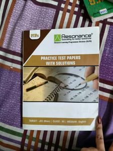 Resonance Practice Test Papers with Solutions JEE