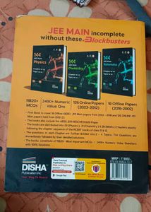 Jee Mains Pyq (144 Disha) New Edition