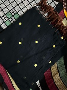 Suta Original black sequin saree