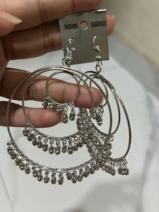 Boho Hoop Earrings with Bells