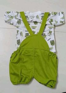 Kids Malticolour Unisex Cotton Dungaree
