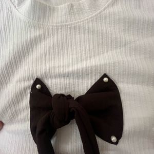 Chic Bow Detail Loungewear Set