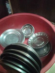 Set of Stainless Steel Plates
