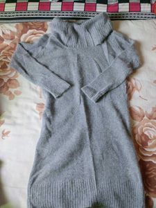 Cozy Off-Shoulder Knit Maxi Dress