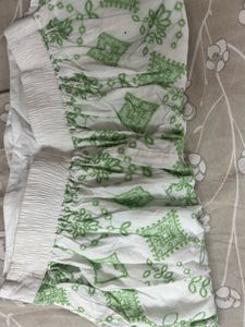 Embroidered White Shorts