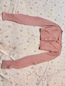 Pink Cropped bolero
