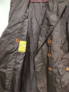 Brown Double Breasted Casual Jacket