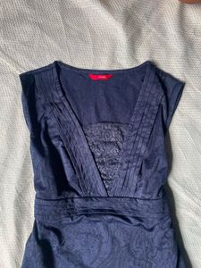 Elegant Navy Blue Top