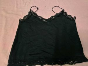 Lace Trimmed Camisole Top