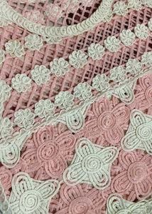Crochet Lace Trim Crop Top