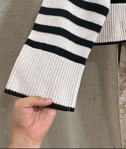 H&amp;M Striped Turtleneck Sweater, Bust-36/34