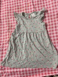 Cute Cherry Print Baby Dress