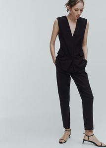 H&M Classic Black Tapared Trousers