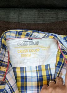 💥 PRICE DROP💥 Branded Yellow Checked Shirt