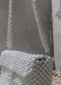 [FREE DELIVERY] Handmade Pearl Bag