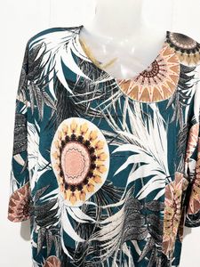 Length-43,,Boho Floral Print Maxi Dress