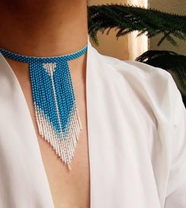 Vibrant Beaded Choker Necklace
