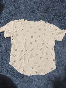 Smiley Face Graphic Tee