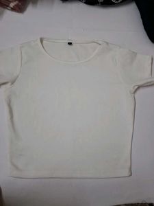 White Crew Neck T-Shirt
