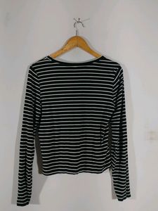 Black Striped Top (Women's)