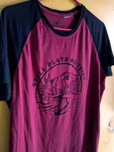 vintage graphic print ranglan tee💎