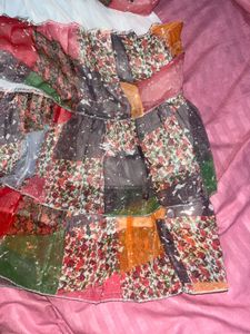 Patchwork Maxi Dress