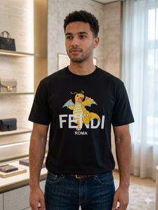 Fendi Dragon Pure Cotton T-Shirt