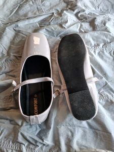 Ballet Flats with Ankle Strap