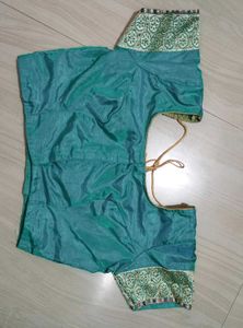 🦚Elegant Teal Saree🦚