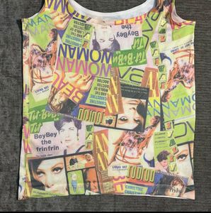 Collage Print Tank Top