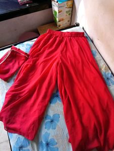 Patchwork Print Indo western Set