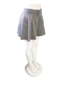 Houndstooth Mini Skirt