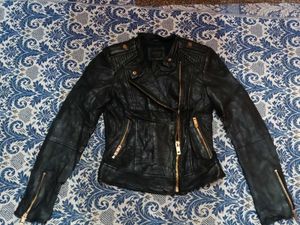 zara Black Leather Jacket