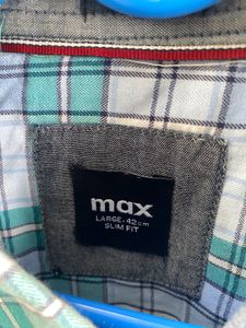 Max Men's Plaid Long Sleeve Shirt