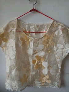 Sheer Floral Lace Top